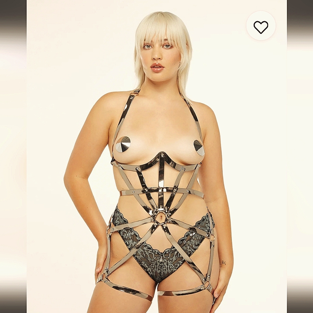 Savage X Fenty Metal Mood body harness